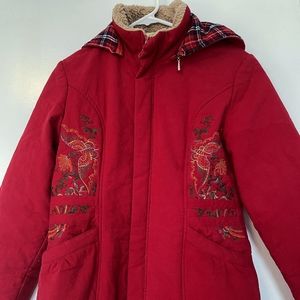 Cotton Winter Jacket With Removable Hat